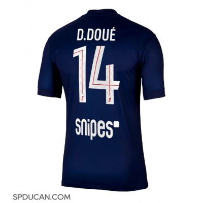 Muški Nogometni Dres Paris Saint-Germain Desire Doue #14 Domaci 2025-26 Kratak Rukav Muški Nogometni Dres Paris Saint-Germain Desire Doue #14 Domaci 2025-26 Kratak Rukav